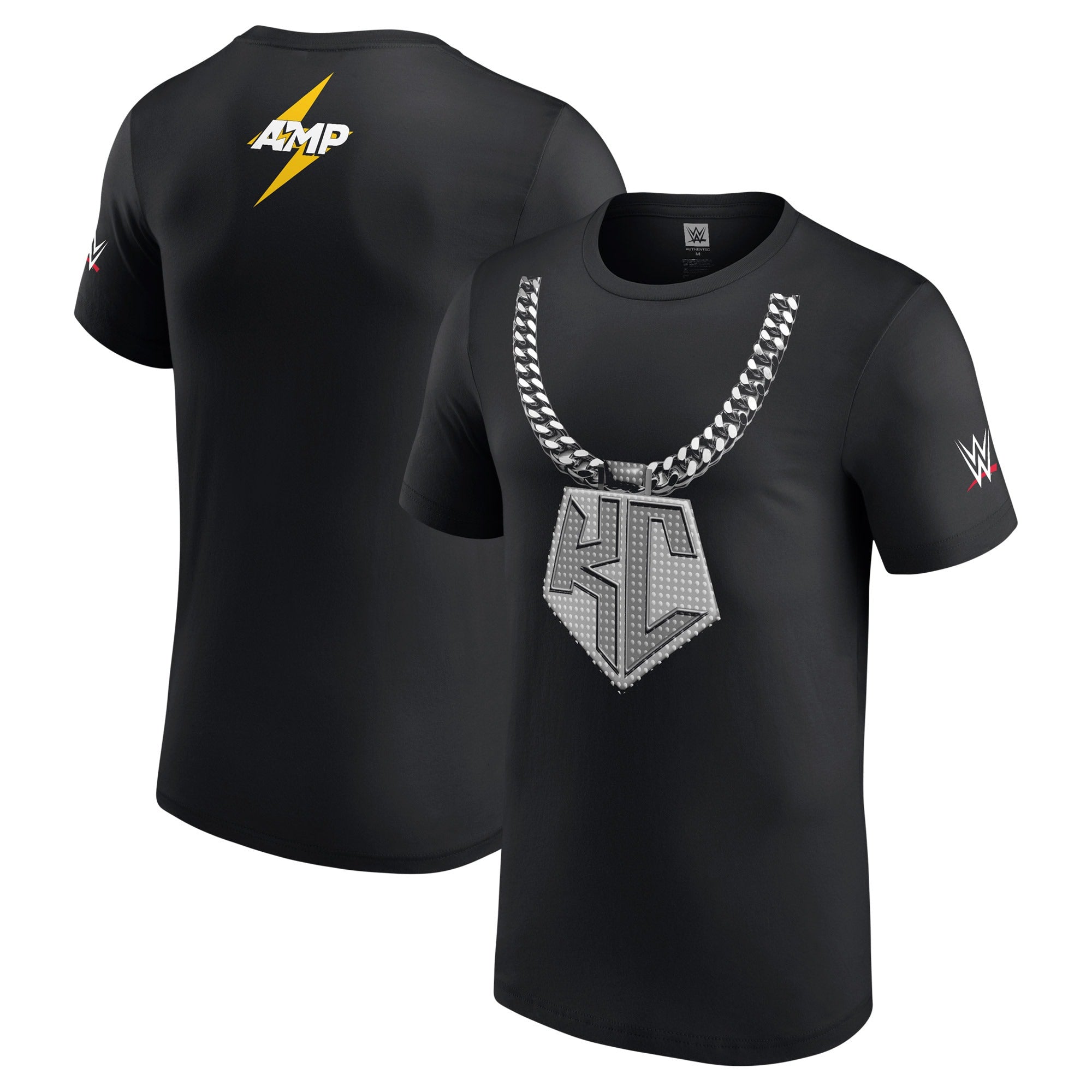 Youth Black Kai Cenat Royal Rumble 2025 Chain T-Shirt