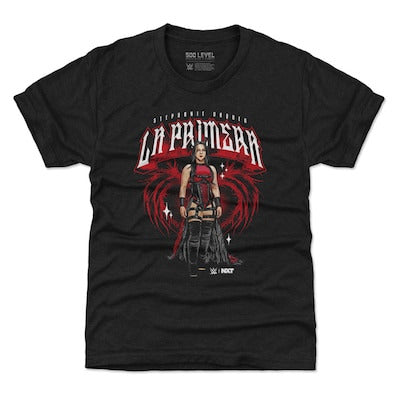 Youth 500 Level Heather Black Stephanie Vaquer La Primera T-Shirt - DASH RACEGEAR image 1