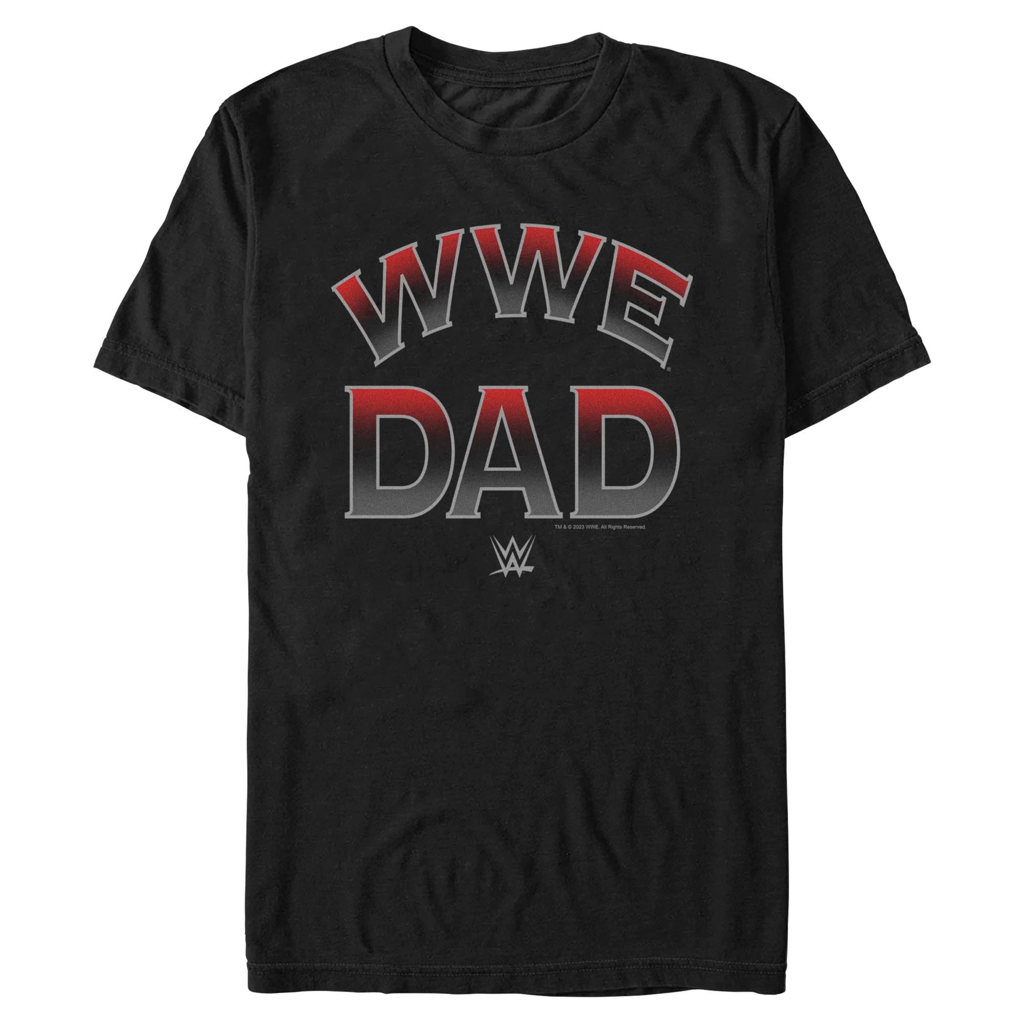 Men's Black WWE Dad T-Shirt