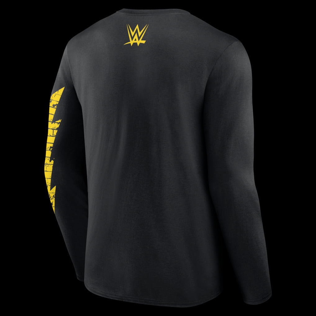 Men's Black CM Punk Electric Punk Long Sleeve T-Shirt - DASH RACEGEAR image 3