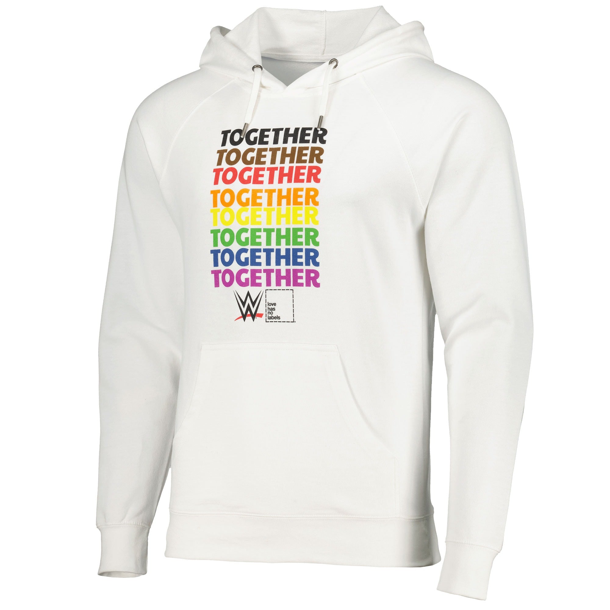 Men's WWE Together Pride Pullover Hoodie - White