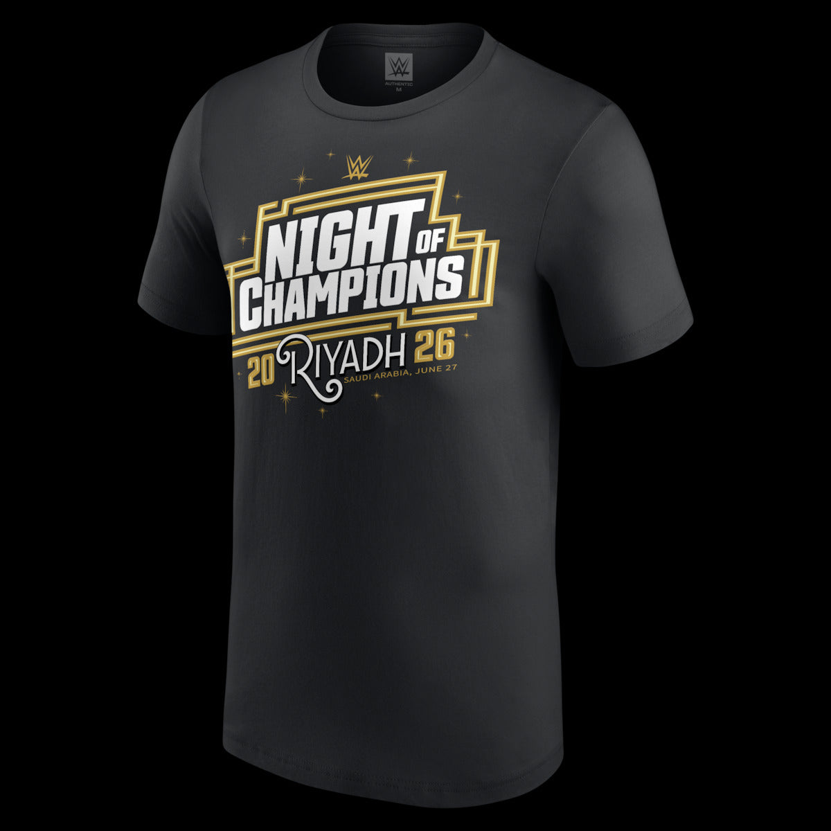Men's Black Night of Champions 2026 Event T-Shirt