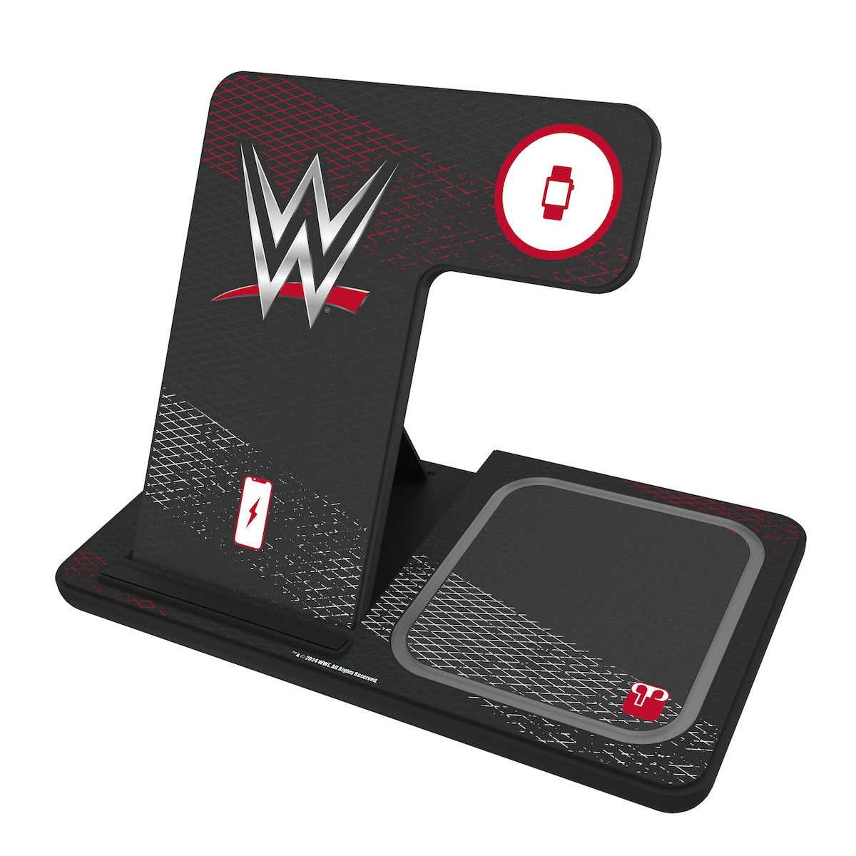 Keyscaper Black WWE 3-In-1 Charging Station