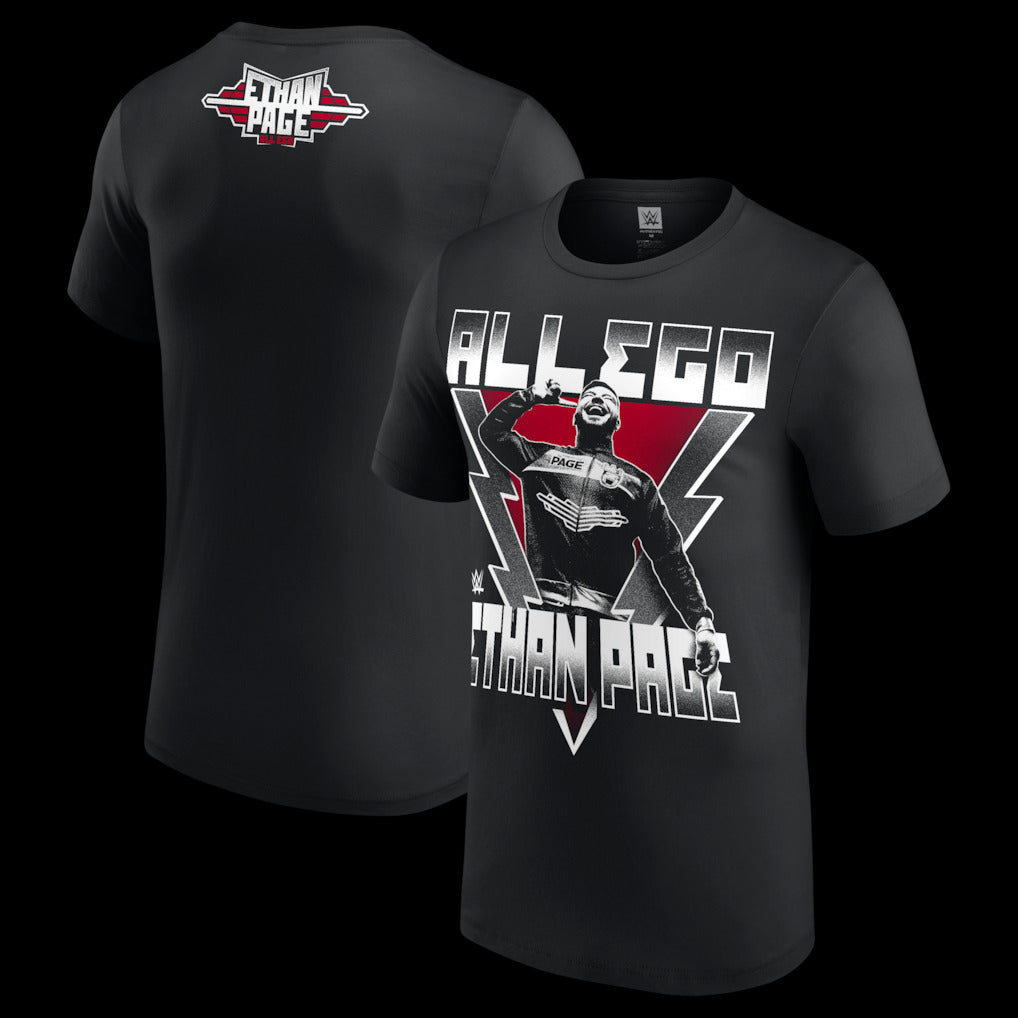 Men's Black Ethan Page All Ego Photo T-Shirt - DASH RACEGEAR image 1