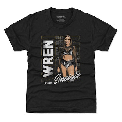 Youth 500 Level Heather Black Wren Sinclair Vertical Name T-Shirt - DASH RACEGEAR image 1