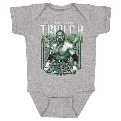 Infant 500 Level Heather Gray Triple H 30th Anniversary Bodysuit - DASH RACEGEAR image 1
