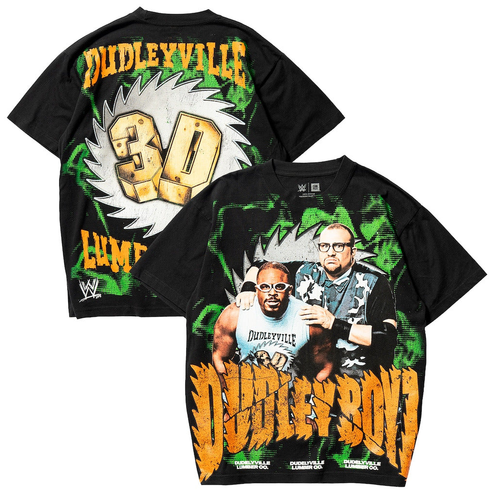 Unisex Complex x WWE Black The Dudley Boyz Dudleyville T-Shirt - DASH RACEGEAR image 1