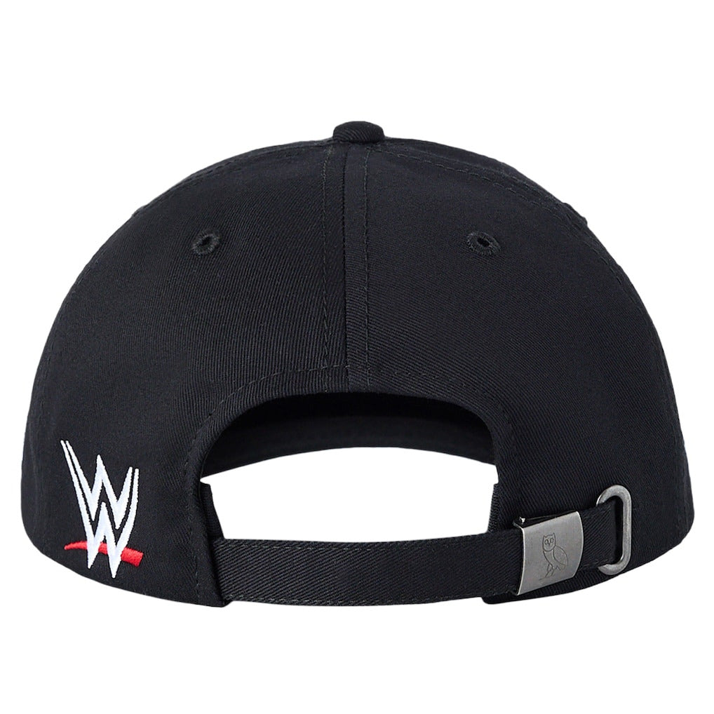 Men's OVO x WWE Black "Stone Cold" Steve Austin Adjustable Hat - DASH RACEGEAR image 2