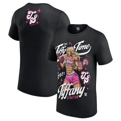 Men's Black Tiffany Stratton Tiffy Time Est. 2021 T-Shirt - DASH RACEGEAR image 1