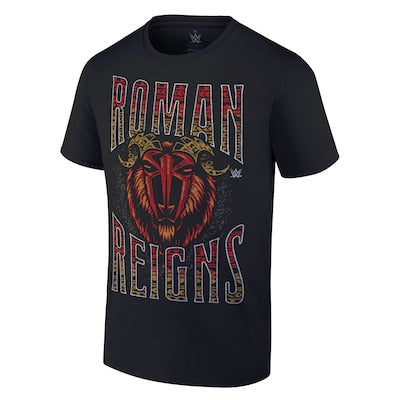 Men's Ripple Junction Black Roman Reigns Tribal Goat T-Shirt - DASH RACEGEAR image 1