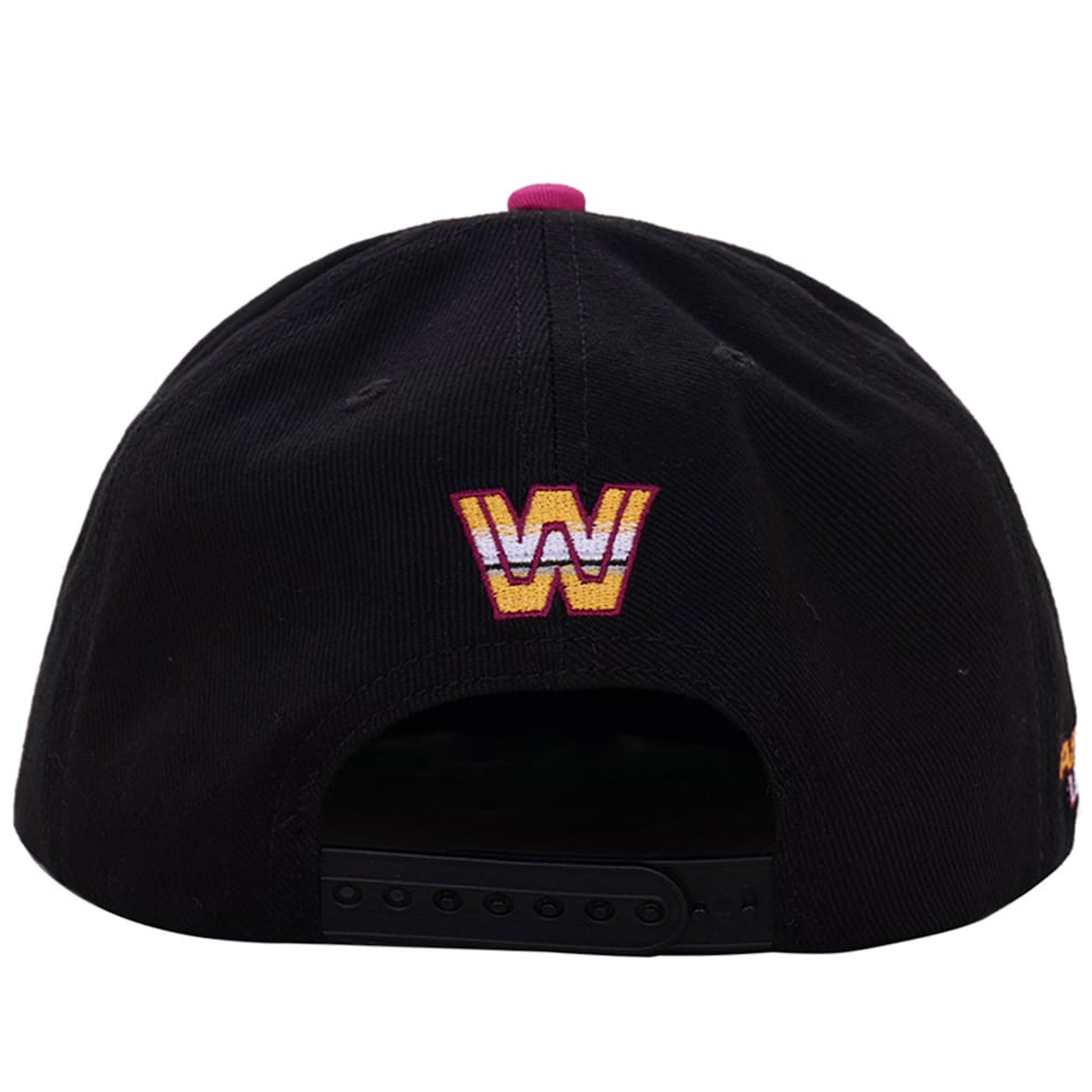 Men's Black/Pink WrestleMania IX Las Vegas '93 Snapback Hat - DASH RACEGEAR image 4
