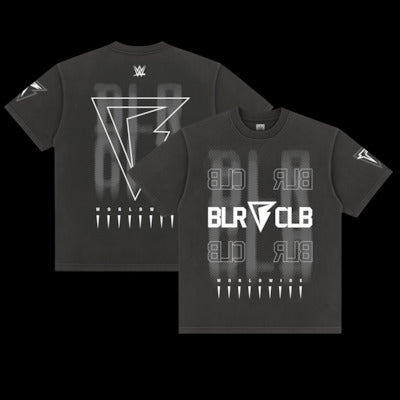 Men's Black Finn Bálor BLR CLB Boxy T-Shirt - DASH RACEGEAR image 1