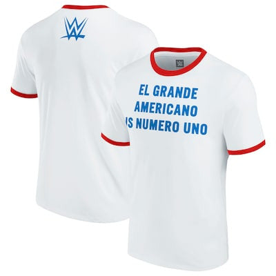 Men's White El Grande Americano Is Numero Uno T-Shirt - DASH RACEGEAR image 1