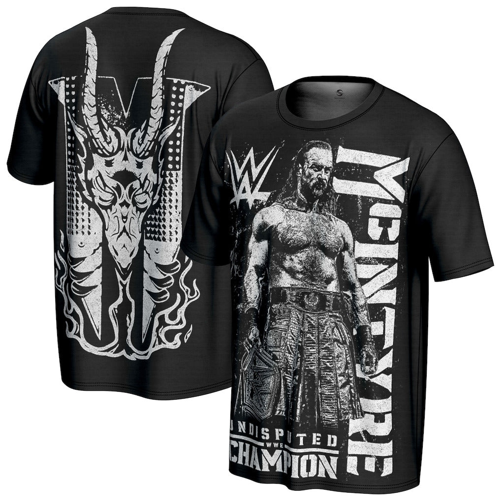 Men's ProSphere Black Drew McIntyre Champ T-Shirt - DASH RACEGEAR image 1