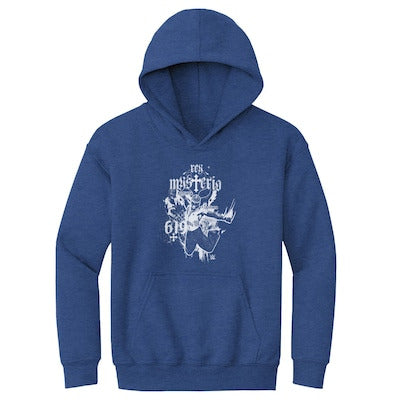 Youth 500 Level Heather Royal Rey Mysterio Mono Hoodie - DASH RACEGEAR image 1