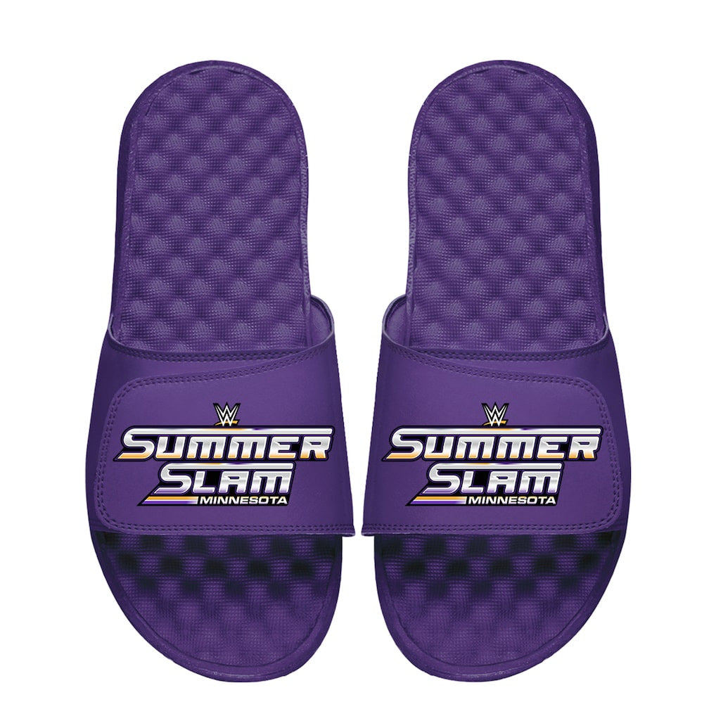Adult ISlide Purple SummerSlam 2026 Logo Slide Sandals - DASH RACEGEAR image 1