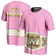 Men's ProSphere Pink WWE Mother's Day Title Belt T-Shirt