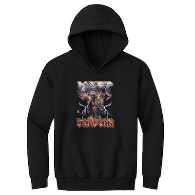 Youth 500 Level Black Matt Cardona Hoodie - DASH RACEGEAR image 1