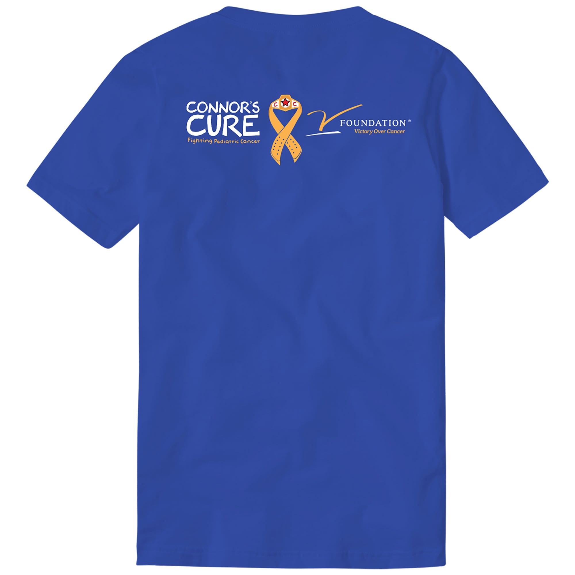 Men's Blue WWE Connor's Cure Team Up To Take Down Cancer T-Shirt