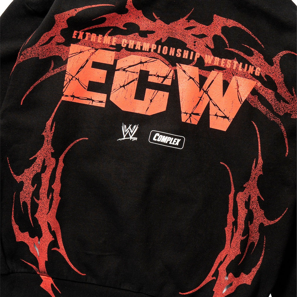 Unisex Complex x WWE Black ECW Hardcore Hoodie - DASH RACEGEAR image 5