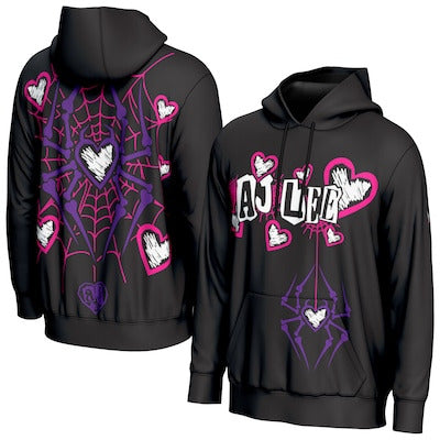 Men's ProSphere Black AJ Lee Spider Web Hoodie - DASH RACEGEAR image 1