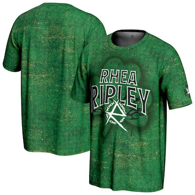 Men's ProSphere Green Rhea Ripley St. Patrick's Day T-Shirt - DASH RACEGEAR image 1