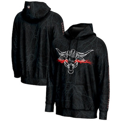 Youth Black The Rock The Final Boss Logo Pullover Hoodie - DASH RACEGEAR image 1