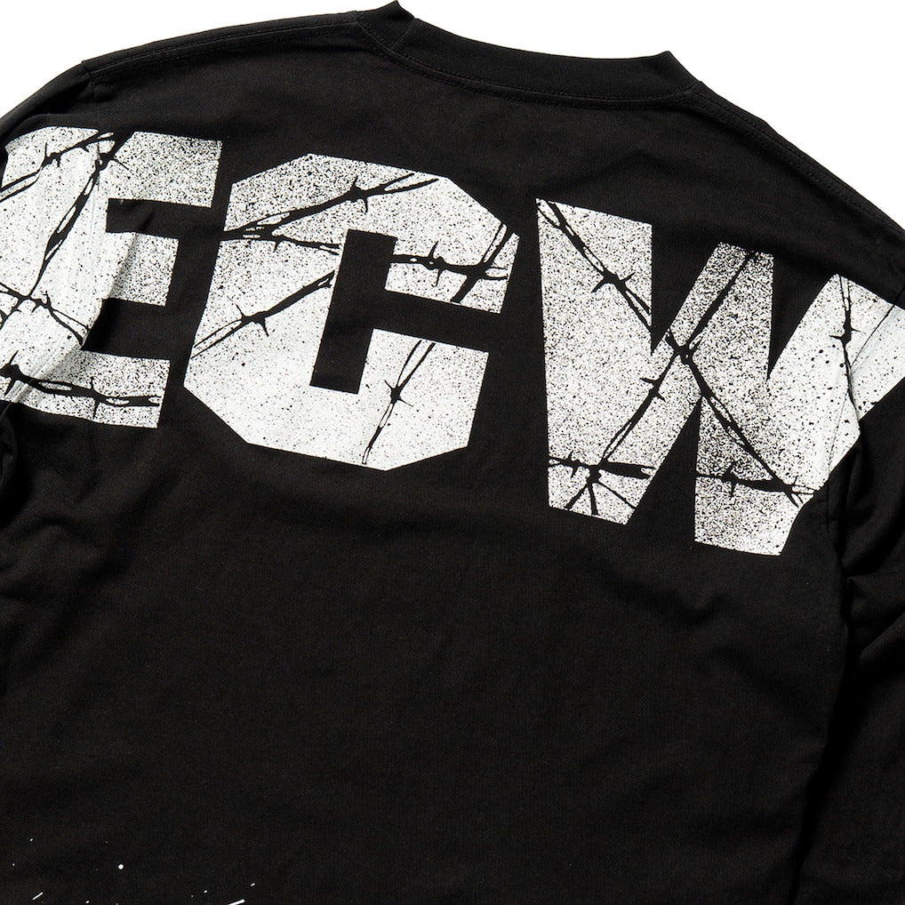 Unisex Complex x WWE Black ECW Hardcore Long Sleeve T-Shirt - DASH RACEGEAR image 6