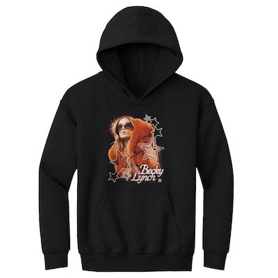 Youth 500 Level Black Becky Lynch Vintage Hoodie - DASH RACEGEAR image 1