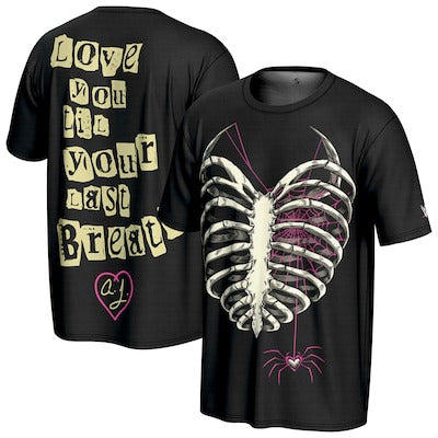 Men's ProSphere Black AJ Lee Ribcage T-Shirt - DASH RACEGEAR image 1