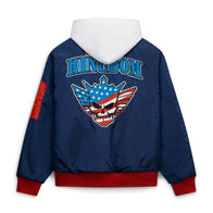 Men's Blue Cody Rhodes Full-Zip Hooded Jacket - DASH RACEGEAR image 3