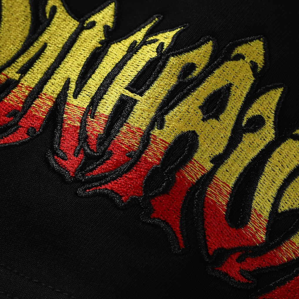 Men's Black Danhausen Cursed! Sweatshorts - DASH RACEGEAR image 3