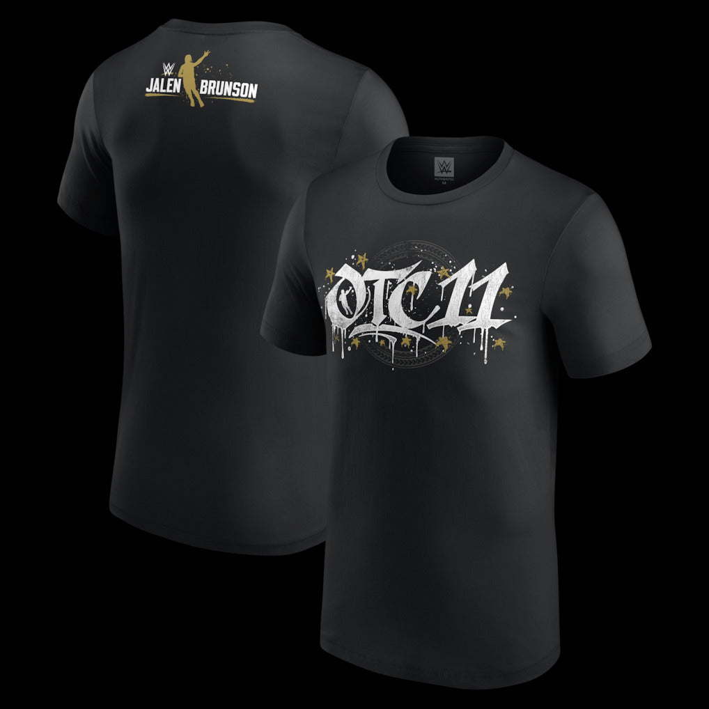 Men's Black Roman Reigns x Jalen Brunson OTC T-Shirt