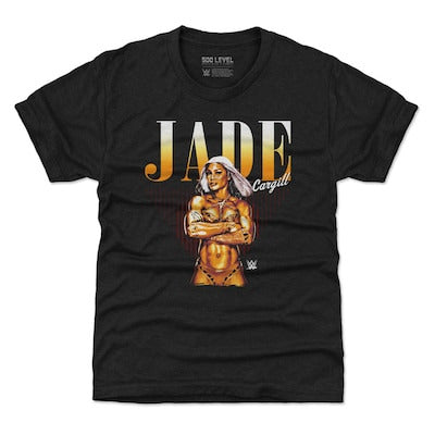 Youth 500 Level Heather Black Jade Cargill Pose T-Shirt - DASH RACEGEAR image 1