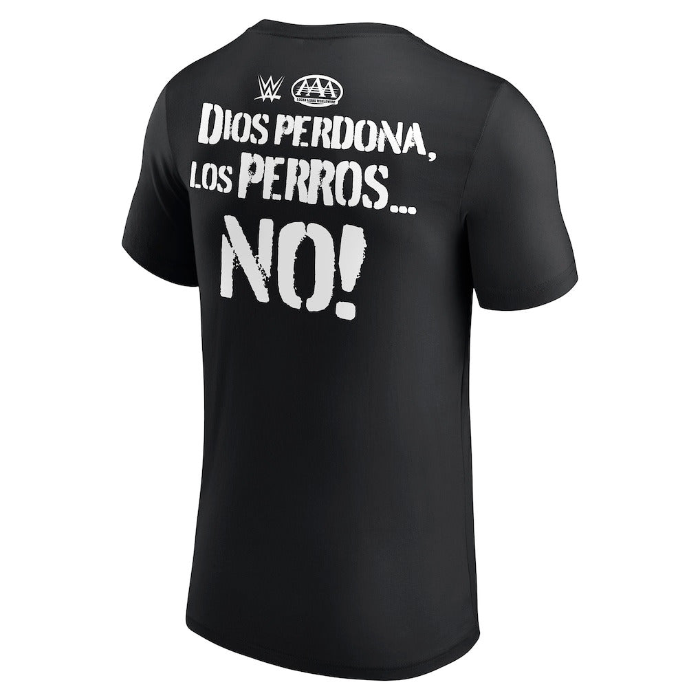 Men's Black Los Perros del Mal AAA Faction T-Shirt - DASH RACEGEAR image 3
