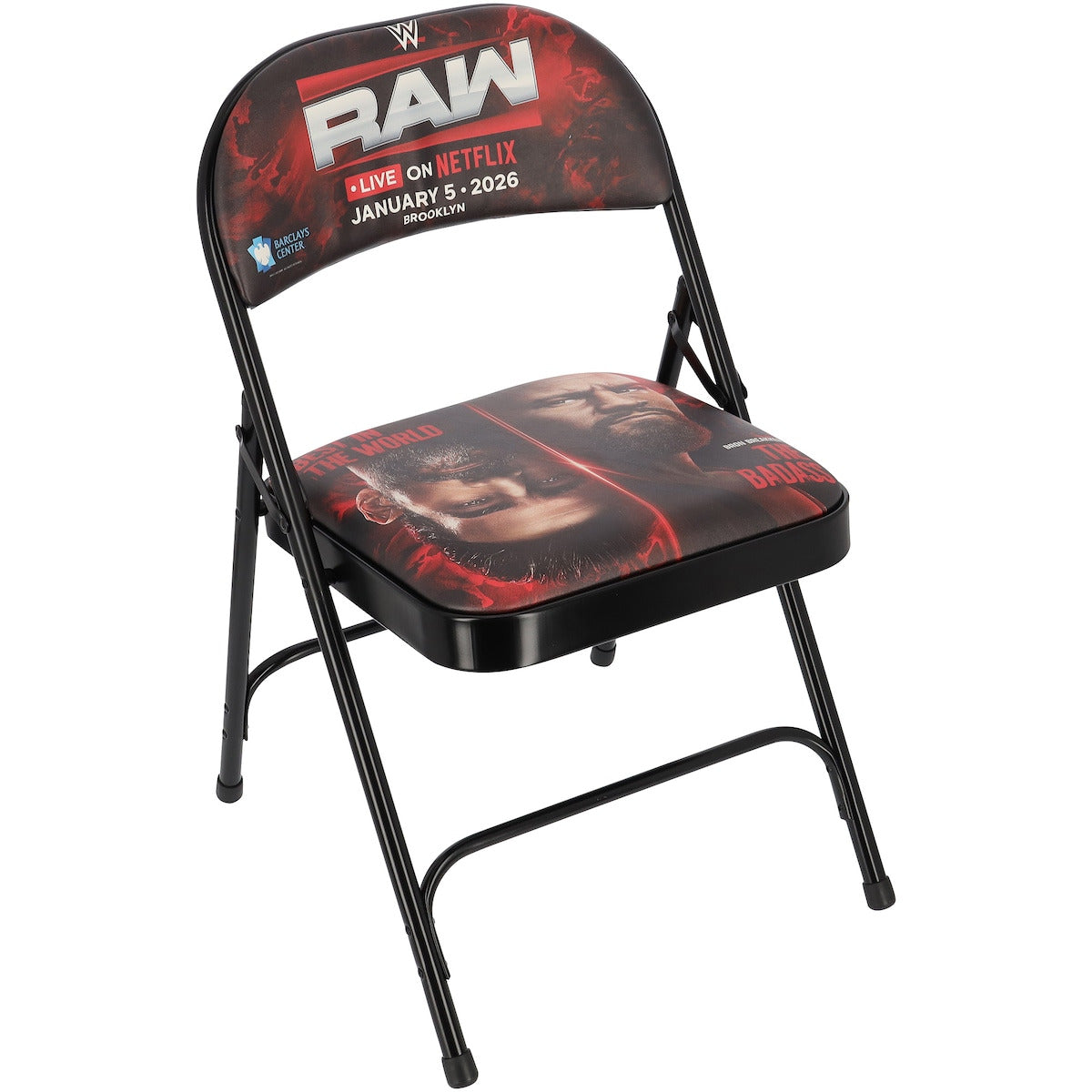 Monday Night RAW x Stranger Things Commemorative Event Chair from January 5, 2026
