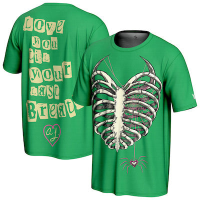 Men's ProSphere Green AJ Lee Ribcage T-Shirt - DASH RACEGEAR image 1