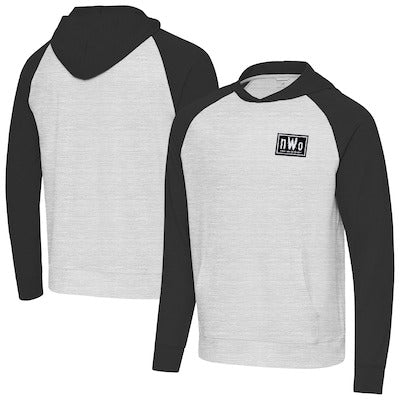 Men's Antigua Black/Heather Gray nWo Urgent Hoodie - DASH RACEGEAR image 1