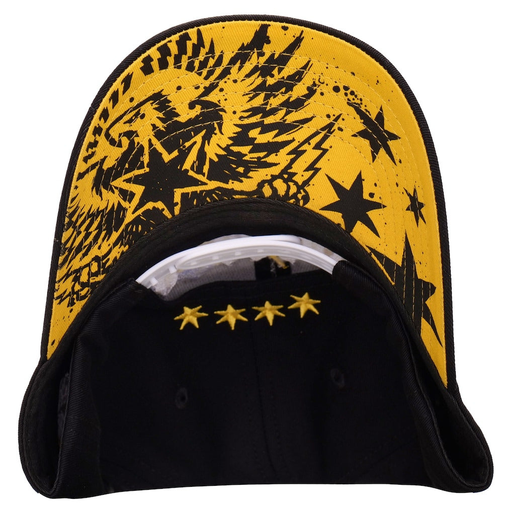 Men's Black CM Punk Electric Punk Snapback Hat - DASH RACEGEAR image 5