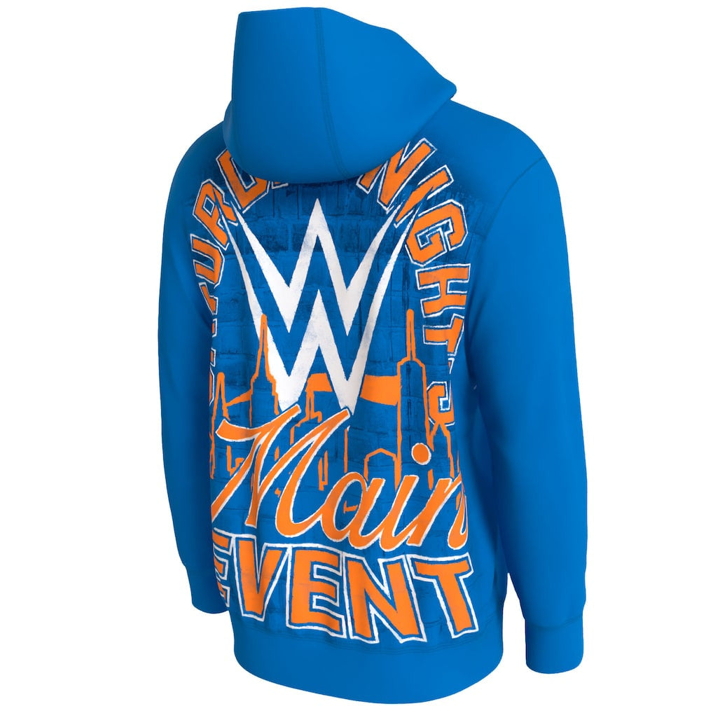 Men's ProSphere Blue Saturday Night's Main Event Hoodie - DASH RACEGEAR image 3