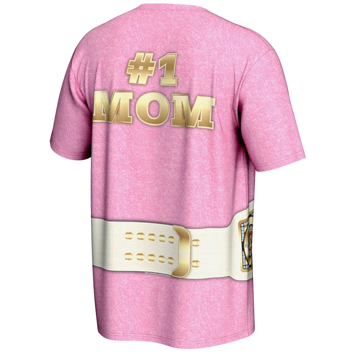 Men's ProSphere Pink WWE Mother's Day Title Belt T-Shirt