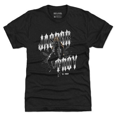 Men's 500 Level Heather Black Jasper Troy Grunge Premium Tri-Blend T-Shirt - DASH RACEGEAR image 1
