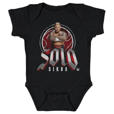 Infant 500 Level Black Solo Sikoa Pose Bodysuit - DASH RACEGEAR image 1