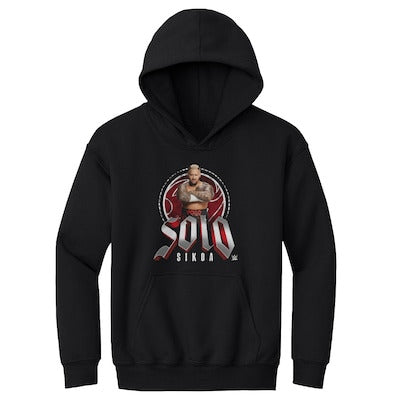 Youth 500 Level Black Solo Sikoa Tribal Hoodie - DASH RACEGEAR image 1