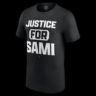 Men's Black Sami Zayn Justice For Sami T-Shirt - DASH RACEGEAR image 2