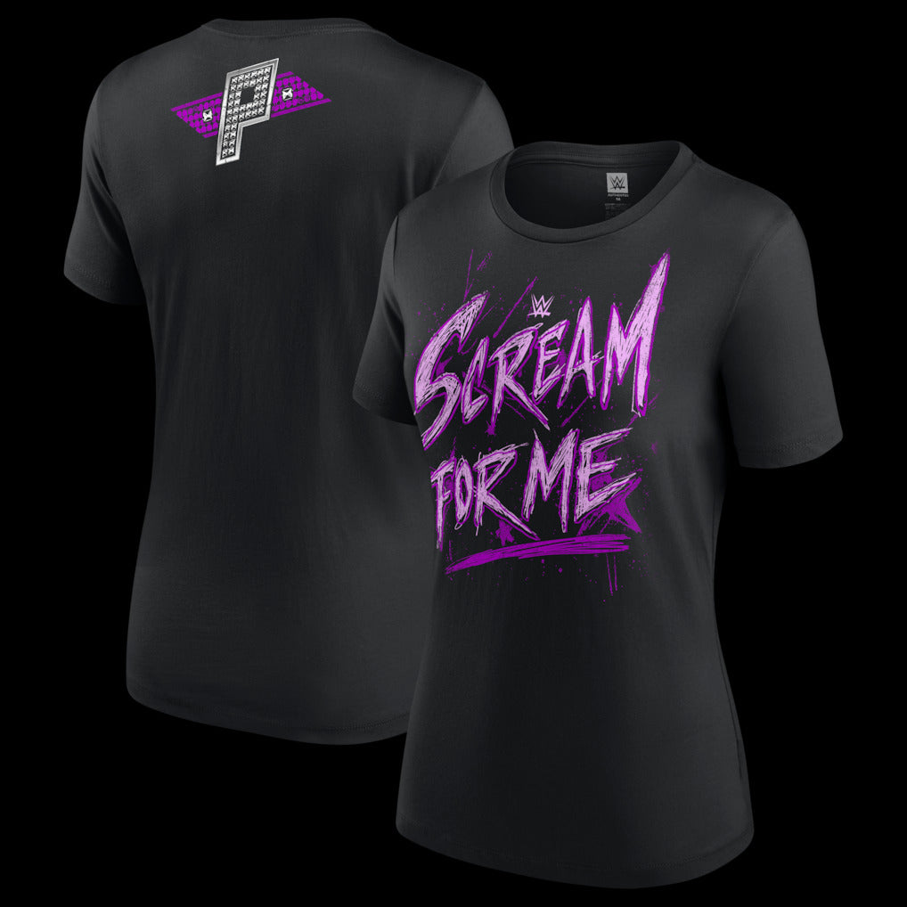 Women's Black Paige Scream For Me T-Shirt - DASH RACEGEAR image 1