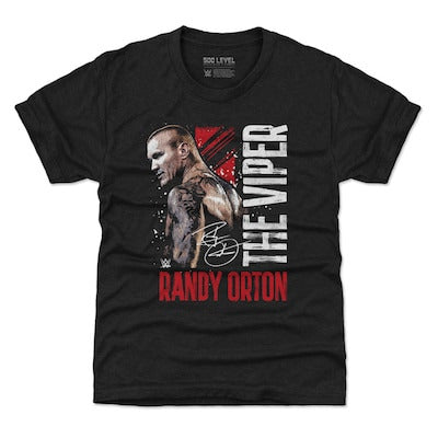 Youth 500 Level Heather Black Randy Orton Gritty T-Shirt - DASH RACEGEAR image 1