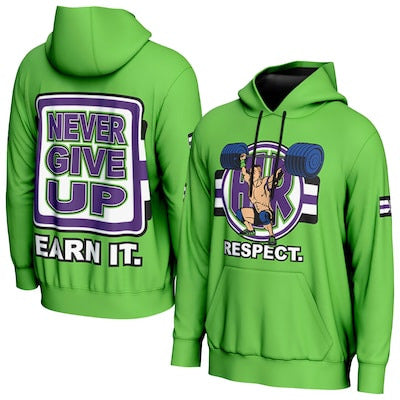 Youth ProSphere Green John Cena Retro Hoodie - DASH RACEGEAR image 1