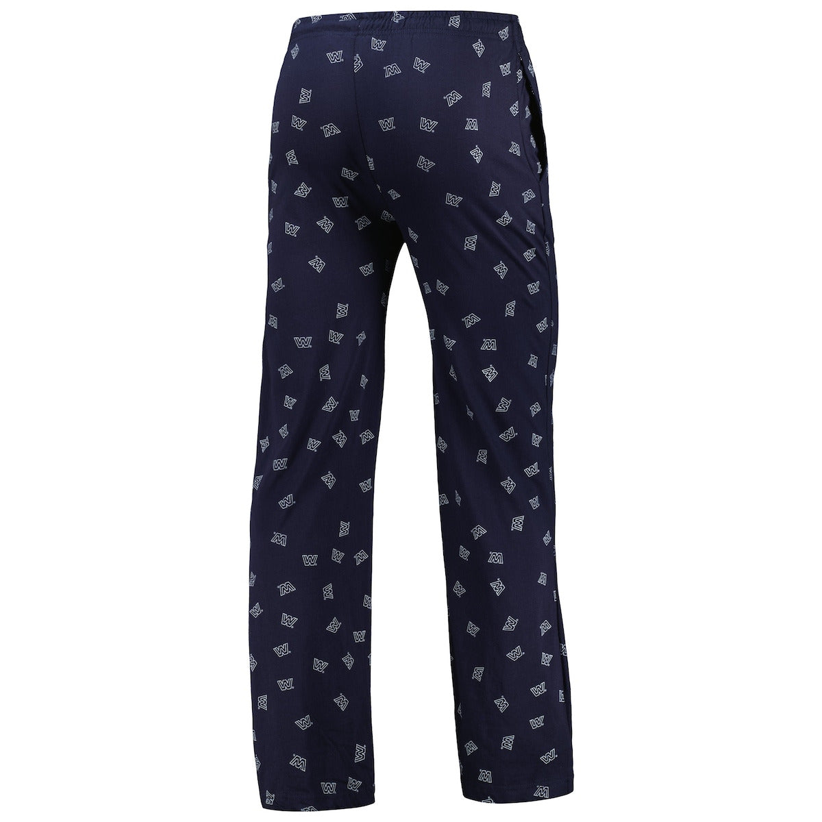 Men's Ripple Junction Navy WWE Retro Logo Allover Sleep Pants