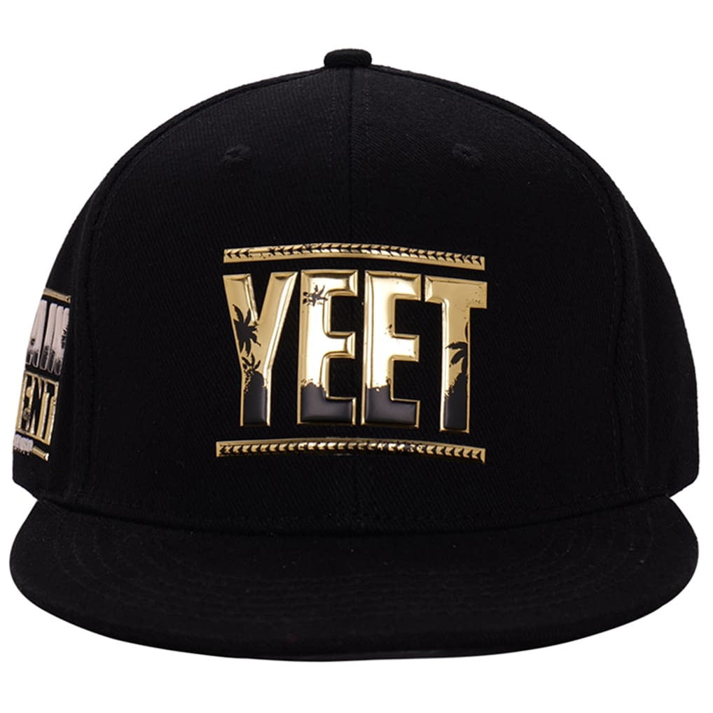 Men's Black Jey Uso Yeet Snapback Hat - DASH RACEGEAR image 1